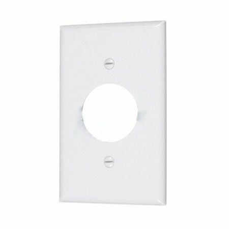 AMERICAN IMAGINATIONS Rectangle White Electrical Receptacle Plate Plastic AI-37072